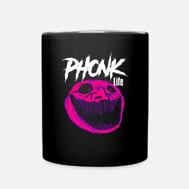 Meme Scary troll face Phonk' Full Color Mug | Spreadshirt