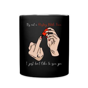 RBF Resting Bitchface - Full Color Mug - black - Front
