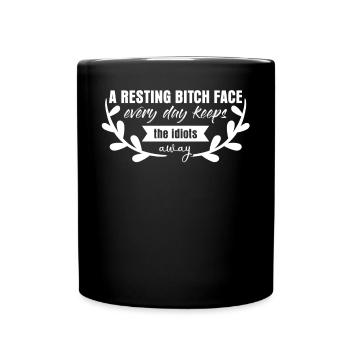 RBF Resting Bitchface BRF - Full Color Mug - black - Front