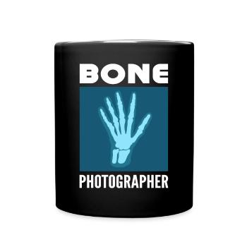 Bone Photographer Rad Tech X-Ray Technologist - Full Color Mug - black - Front