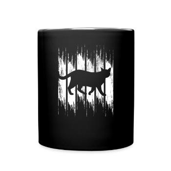 Funny Cat - Full Color Mug - black - Front