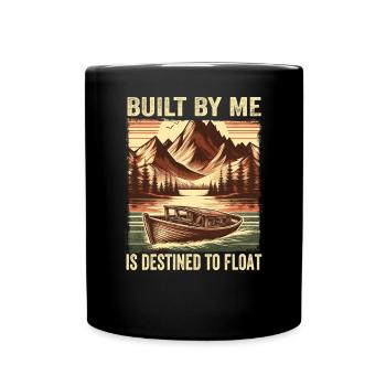 Boat Builder Top - Funny Boat Saying - Full Color Mug - black - Front
