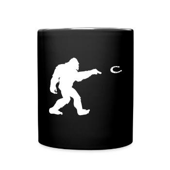 Horseshoe Bigfoot Horseshoe Pitching - Full Color Mug - black - Front