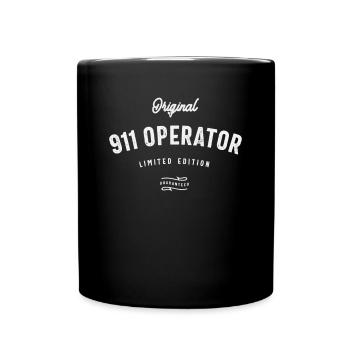 911 Operator Profession Job Title - Full Color Mug - black - Front
