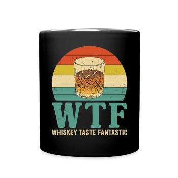 Whiskey Taste Fantastic Retro Whiskey - Full Color Mug - black - Front
