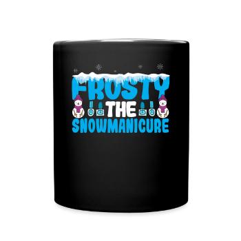 Pedicures Pedicurist Nail Art Nail Tech Christmas - Full Color Mug - black - Front