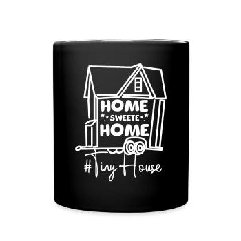 Home sweete home tiny house - Full Color Mug - black - Front
