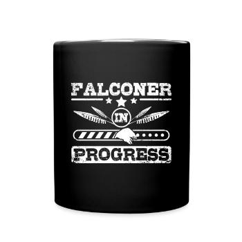 Future Falconer in progress - Full Color Mug - black - Front