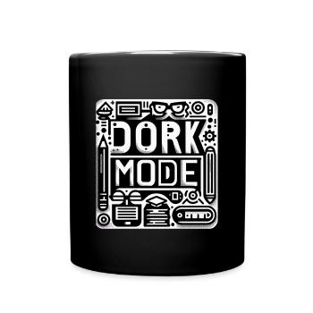 Dork Mode 11 - Full Color Mug - black - Front