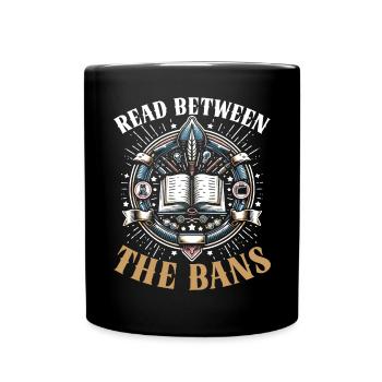 Read Banned Books Bookworm Book Lover Literature - Full Color Mug - black - Front