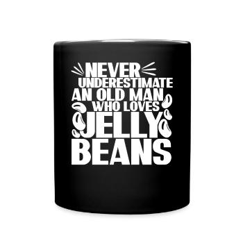 Jelly Sweets Jelly Beans Jelly Bean Candy - Full Color Mug - black - Front