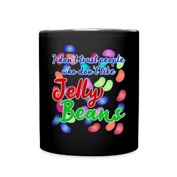 Jelly Bean Candy Jelly sweets Jelly Beans - Full Color Mug - black - Front