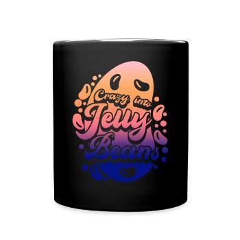 Jelly Beans Jelly Bean Candy Jelly sweets - Full Color Mug - black - Front