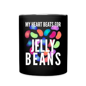 Candy Jelly sweets Jelly Beans Jelly Bean - Full Color Mug - black - Front