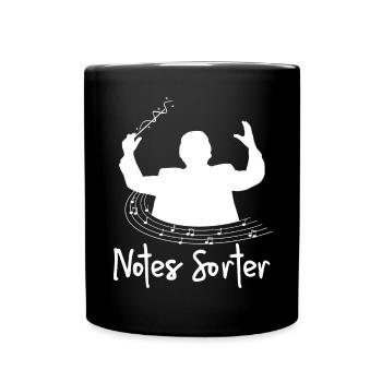 Classical Music Conductor Conducting - Full Color Mug - black - Front