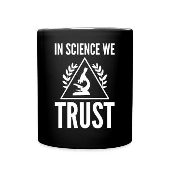 In Science We Trust Chemist - Full Color Mug - black - Front