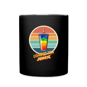 Loaded Tea Junkie - Full Color Mug - black - Front