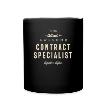 Awesome Contract Specialist - Full Color Mug - black - Front