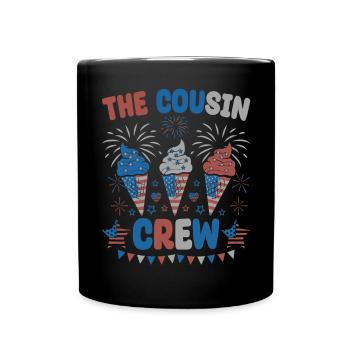 Red White and Blue The Cousin Crew Ice Pops - Full Color Mug - black - Front