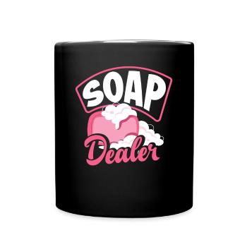Soap Making Soap Dealer - Full Color Mug - black - Front