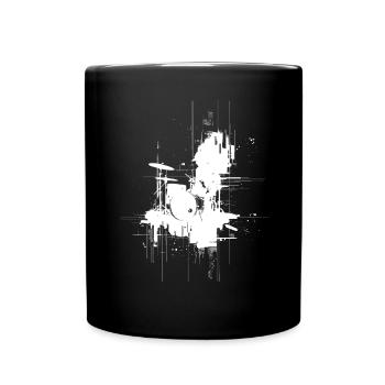Drum Kit - Full Color Mug - black - Front