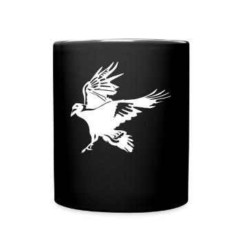Flying Crow Raven Tree Ravens Crows - Full Color Mug - black - Front