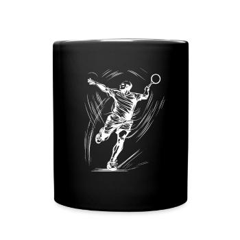 Badminton - Full Color Mug - black - Front
