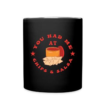 Chips And Salsa - Full Color Mug - black - Front