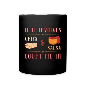 Chips And Salsa - Full Color Mug - black - Front