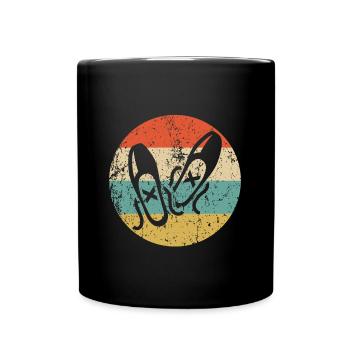 Ballet Slippers Icon Retro Ballet Dancer - Full Color Mug - black - Front