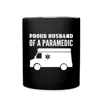Proud Husband Medical Assistant Gift - Full Color Mug - black - Front