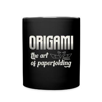The Art Of Folding Paper Japanese Art Origamist - Full Color Mug - black - Front