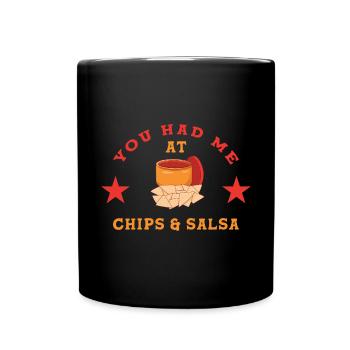 Chips And Salsa - Full Color Mug - black - Front
