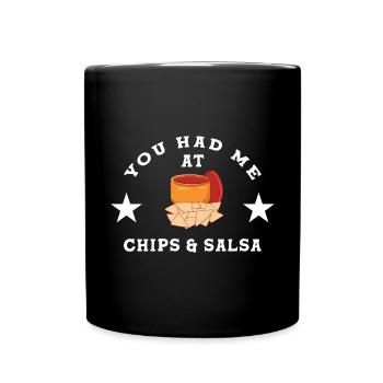 Chips And Salsa - Full Color Mug - black - Front