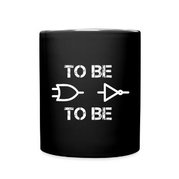 Logic circuit electrical engineering - Full Color Mug - black - Front