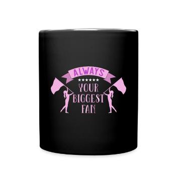 Color Guard Mom Dad - Full Color Mug - black - Front