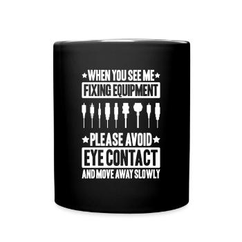 Event Technician Event Technology - Full Color Mug - black - Front