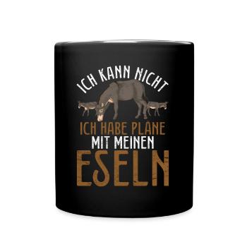 Donkey - Full Color Mug - black - Front