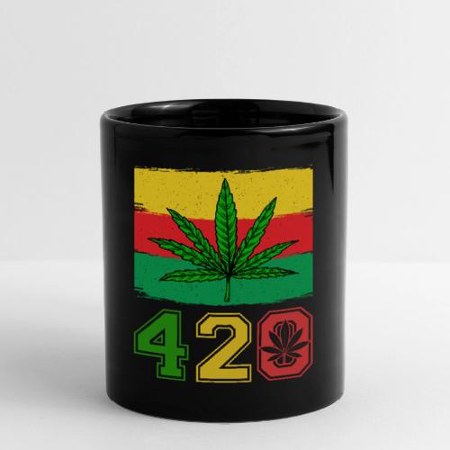 Farcical 420 Herb Flag Weed Marijuana Design - Full Color Mug