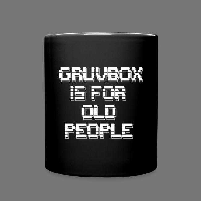 Gruvbox Old People ASCII