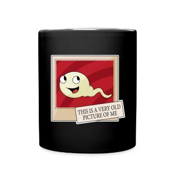 This is a very old picture of me - Full Color Mug - black - Front