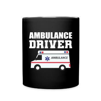 Ambulance Driver Firefighter Or Rescuer Gift - Full Color Mug - black - Front