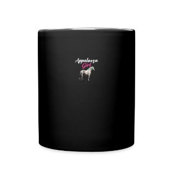 appaloosa equestrian horse - Full Color Mug - black - Front