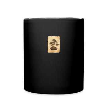 bonsai Japanese Art - Full Color Mug - black - Front