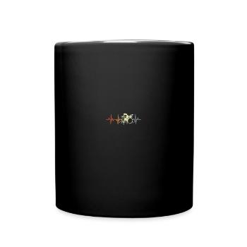Trap Set Heartline - Full Color Mug - black - Front