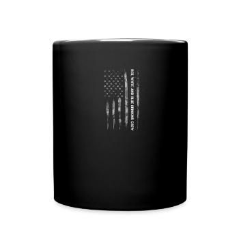 Red, White And Blue Drinking Crew - Full Color Mug - black - Front