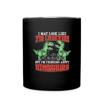 Dinosaur Gift Kids T-Rex Prehistoric Dinosaur - Full Color Mug - black - Front
