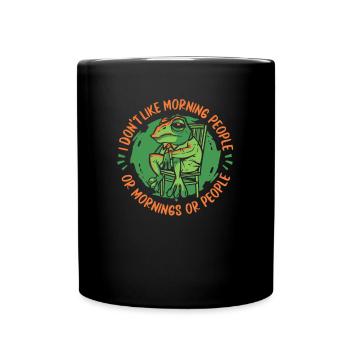 Frog - Full Color Mug - black - Front