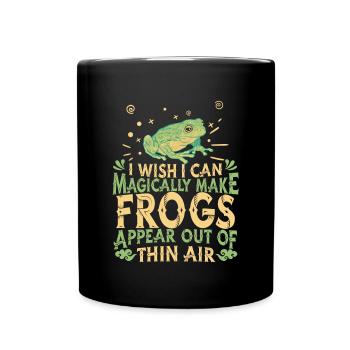 Frog - Full Color Mug - black - Front