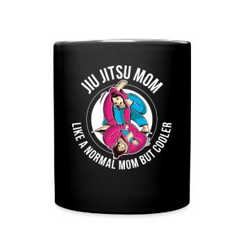 Jiu Jitsu Mom Funny Jiu Jitsu Gift - Full Color Mug - black - Front